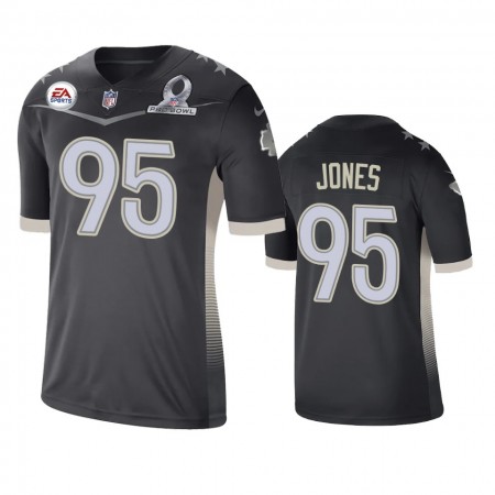Tröjor Kansas City Chiefs Chris Jones 95 Game Anthracite 2021 AFC Pro Bowl - Män Tröjor Kansas City Chiefs Chris Jones 95 Game Anthracite 2021 AFC Pro Bowl - Män